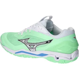 Mizuno Wave Stealth 6 Herren Neo Mint/Black/Frontier Blue 46