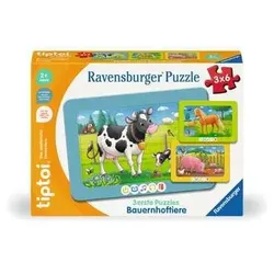 Ravensburger tiptoi© 3 erste Puzzles: Bauernhoftiere