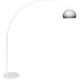 Steinhauer Stehlampe Bogenleuchte Standlampe Leselampe Wohnzimmerleuchte Grau H 210 cm