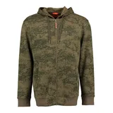 Tom Collins Hooded Sweatjacke Huntsman oliv, Größe M