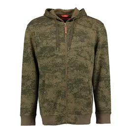 Tom Collins Hooded Sweatjacke Huntsman oliv, Größe M