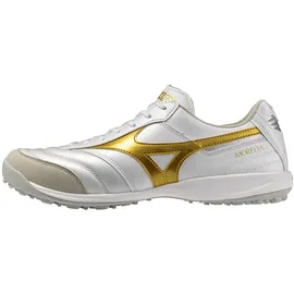 Mizuno Morelia Sala Elite TF Herren Weiß/Football Gold/Galaxy Silver 45