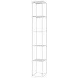 ZEUS Säulenregal Slim Irony Column 206 x 31 x 31 cm Weiß
