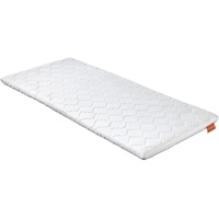 sleepling 190172 viscoelastischer Topper | Visco Memory Foam Topper | orthopädische Matratzenauflage | für alle Matratzen und Betten | Made in EU | Ökotex | Waschbar 60 Grad | 90 x 200 x 6 cm, weiß