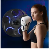 ideoon sports Fitness-Boxmaschine mit 7 Stufen & Bluetooth-Musik – Reaktions- & Koordinationstrainer, inkl. Boxhandschuhe – Für mehr Motivation