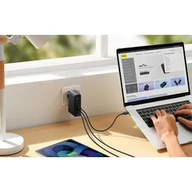 Baseus GaN5 Pro Fast Charger 2C+U 140W Schwarz