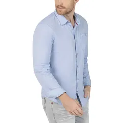 Timezone Langarmhemd - Herren - Light Blue - L