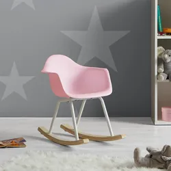 Kinderstuhl Bobby Rosa Kunststoff