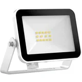 dotlux LED-Strahler FLOORslim Aluminium 50 W 3000K inkl. 5143-030120 weiß