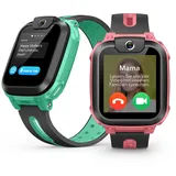 imoo Z1, Kinder Smartwatch mit SIM Karte, 4G Smartwatch Kinder mit GPS und Telefon, Smart Watch Kinder mit Video-und Sprachanruf, Wasserdichtigkeit IPX8 (Rosa)