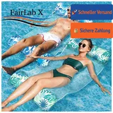 Luftmatratze XL 4 in 1 Pool Spielzeug 2 Stück Wasserhängematte für Erwachsene