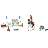 SCHLEICH 42440 Freundschaftsturnier, für Kinder ab 5-12 Jahren, Horse Club - Spielset & 42518 Horse Club Mia & Spotty, für Kinder ab 5-12 Jahren, Horse Club - Spielset