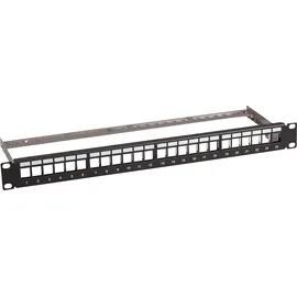 EFB-Elektronik EFB B37200100TS.24 Verteilerfeld 19” 1HE, 24-Port, mit 2x Keystone slimline CAT6a