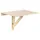 Astigarraga Klapptisch 79,5 x 59 x 59 cm Beige/Braun