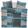 OTTO home Kelian Linon blau 200 x 200 cm + 2x 80 x 80 cm