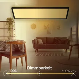 B.K.Licht LED Panel 1 58x20 cm eckig schwarz