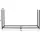 Quick Star Kaminholzregal 200 x 25 x 115 cm grau