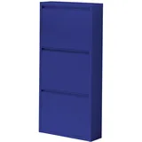 [en.casa] Sokndal 50 x 104 x 15 cm Nachtblau / blau