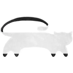 Leschi Wärmekissen »Die Katze Coco«, Schnee/Mitternacht