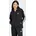 3-Streifen Full-Zip Damen Kapuzensweater schwarz M
