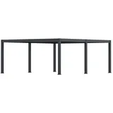 Weide Doppelcarport 6,00 x 5,30 m anthrazit