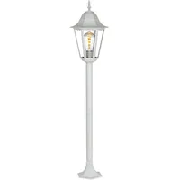 ETC Shop Außenstehleuchte Laterne LED Wegeleuchte Gartenlampe weiß H