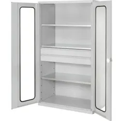 Kappes Großvolumenschrank RasterPlan RAL 7035 Sichtfenster Ausstattung 3