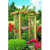 TETZNER & JENTZSCH - Holz Rosenbogen Pergola ca. B134 x H230 x T100 cm, Durchgang ca. 100 cm