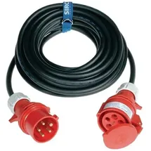 Jäger Direkt FP - CEE-Verlängerung 16 a 400 v 10m H07RN-F 5x2,5 mm2 schwarz