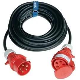 Jäger Direkt FP - CEE-Verlängerung 16 a 400 v 10m H07RN-F 5x2,5 mm2 schwarz
