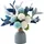 OEM Künstliche Blumen mit Vase, Künstliche Hortensien-gestecke für Zuhause, Garten, Party, Hochzeit, Dekoration