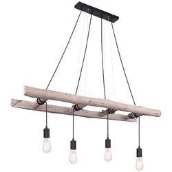 Globo Pendelleuchte Irmgard Alu, Eisen, Stahl & Metall Braun