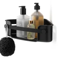 Umbra Flex Eckduschablage zum Kleben, Rostfreies Eckduschregal für Shampoo,