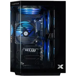 CAPTIVA Gaming-PC "Highend Gaming R85-235", schwarz, ohne Betriebssystem, 32 GB RAM 1000 GB SSD, Computer