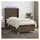 vidaXL Boxspringbett 100 x 200 cm Dunkelbraun