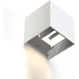 Hama WiFi Wandleuchte 10cm IP44 quadratisch Weiß