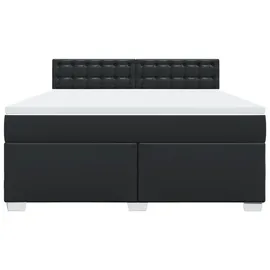 vidaXL Boxspringbett 180 x 200 cm Schwarz