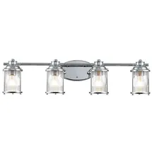 Kichler Ashland Bay (4-flammig) 4-flammige Wandleuchte Silber