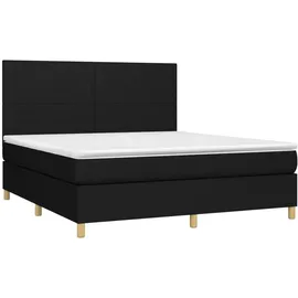 vidaXL Boxspringbett 180 x 200 cm Schwarz