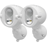 MR. BEAMS MBN342 LED-Außenstrahler mit Bewegungsmelder Kaltweiß
