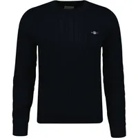 GANT Cable Pullover - Evening Blue - 4XL
