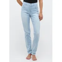 ANGELS Jeans Cici Straight Fit in hellblauem Bleached-D38 / L32
