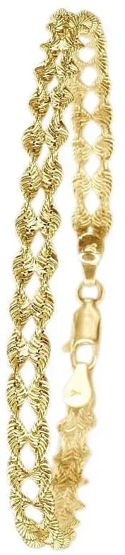 Armband FIRETTI "Schmuck Geschenk Gold 585 Armschmuck Armkette Fantasie Goldarmband" Armbänder Gr. Gelbgold 585, gelb (gelbgold, 585) Damen Trachtenmode
