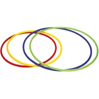 Betzold Hula-Hoop-Reifen Gymnastik-Reifen mit Rundprofil - Hula-Hoop Reifen (4-tlg) rot Ø 60 cm