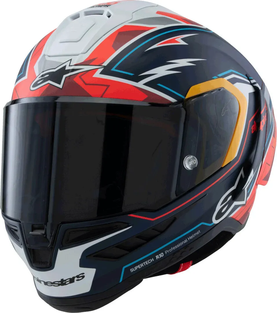 Alpinestars Supertech R10 Pedro Acosta Carbon Helm, mehrfarbig, Größe S für Männer