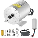 Vevor 1800 W elektrischer bürstenloser Gleichstrommotor-Bausatz – 48 V 4500 U/min Motor, Elektromotor mit verbessertem Drehzahlregler, Ideal für Go Karts E-Bike Motorrad Roller
