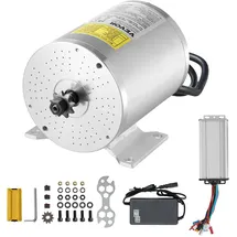 Vevor 1800 W elektrischer bürstenloser Gleichstrommotor-Bausatz – 48 V 4500 U/min Motor, Elektromotor mit verbessertem Drehzahlregler, Ideal für Go Karts E-Bike Motorrad Roller