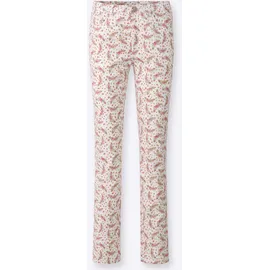 Classic Basics Sieh an! Jeans in ecru-rosenholz-bedruckt | Gr.: 54