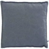 jan kurtz Boxkissen 50 x 50 cm Weiß/Dunkelgrau