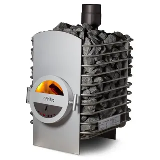 FinTec - lora Robust 14,6 kW Holz-Saunaofen holzbefeuerter Saunaofen mit BImSchV 2